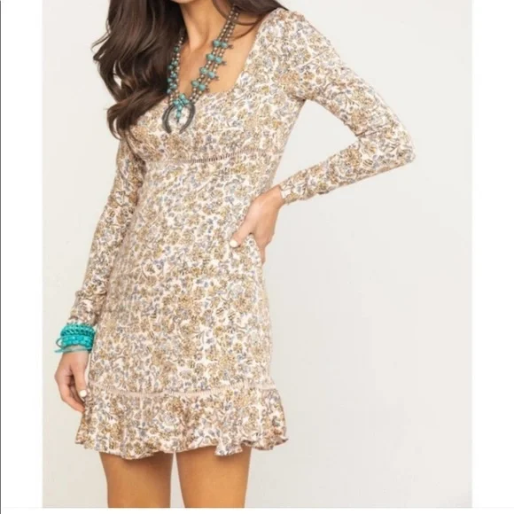 free people boheme mini dress Free People Boheme Mini Dress NWT! S (4-6)